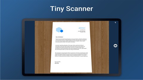 Tiny Scanner电子文档扫描中文免费版截图