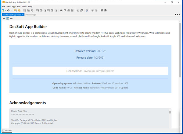 DecSoft App Builder（HTML5编程开发软件）附注册机免费版截图