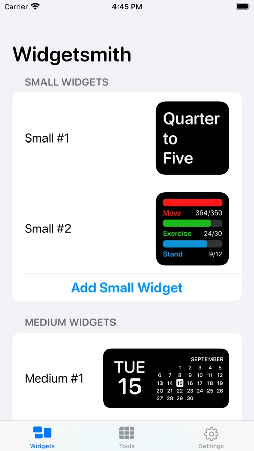 widgetsmith App截图
