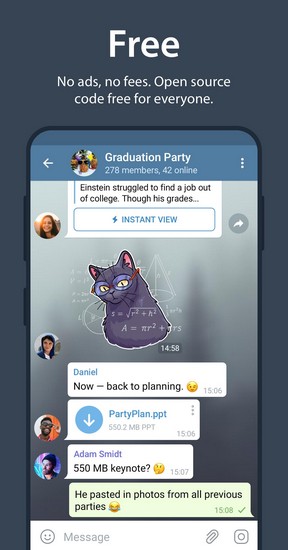 飞机（Telegram）聊天软件app下载截图