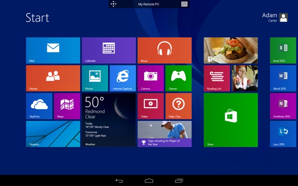 Microsoft Remote Desktop app