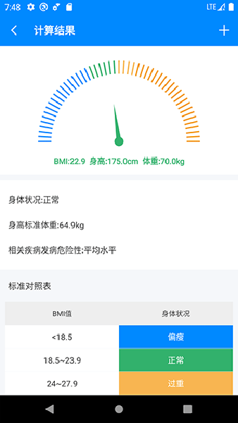 bmi计算器无广告版