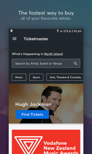 Ticketmaster安卓下载